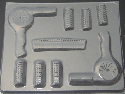 1611 Hairdresser Stylist Set Chocolate Candy Mold